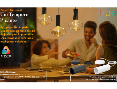 Philips Hue Lightguide Bluetooth Lâmpada Ellipse - loja online