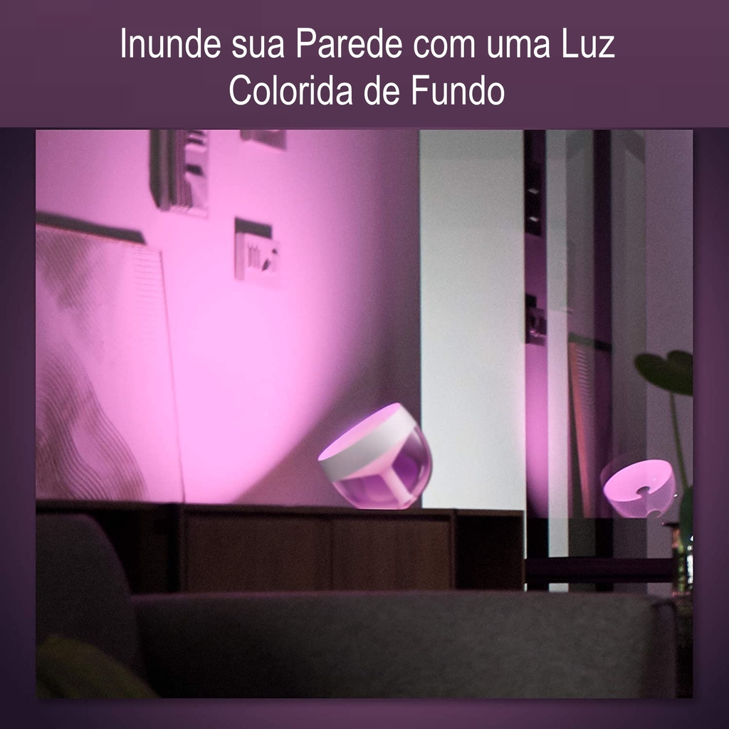 Image of Philips Hue Iris White l White and Color Ambiance l Bluetooth Table Lamp Smart Lighting l 2ª Geração l Luminária de Mesa e Piso l Compatível com Alexa, Apple Homekit & Google Assistant | Funciona com Bluetooth e/ou com a Hue Bridge