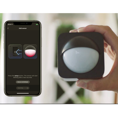 Philips Hue Discover Outdoor Floodlight + Hue Dusk-to-Dawn Sensor de Movimento Outdoor l Luminária de Parede l Projetor de Segurança l Poderoso Fluxo Luminoso 2.300 lumen l LED Integrado l Compatível com a Alexa, Apple Homekit & Google Assistant | Requer Hue Bridge na internet