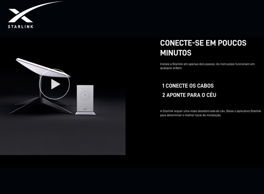 Starlink Kit de Internet Rápida Vía Satélite Pronta Entrega - tienda online