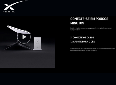 Starlink Kit de Internet Rápida Vía Satélite Pronta Entrega - tienda online