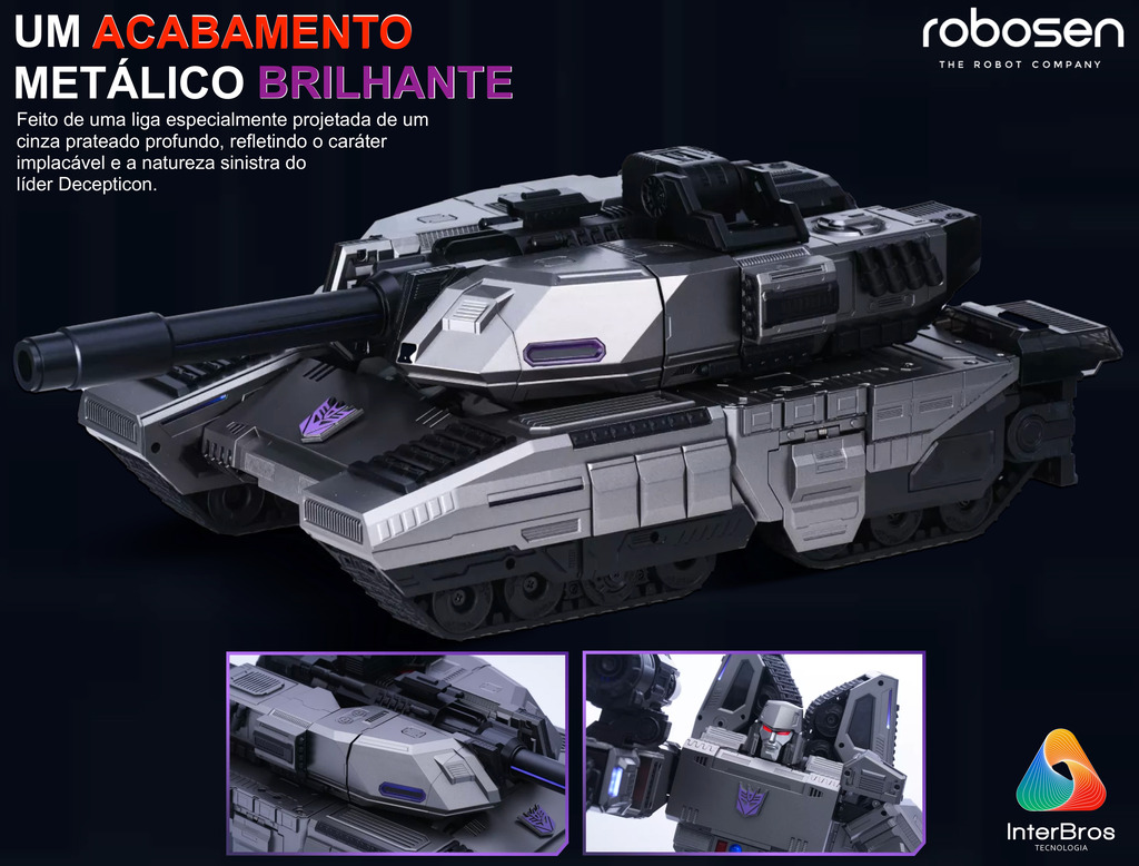 Robosen Transformers Megatron Flagship Robot , Educacional e Recreativo, +12 anos - loja online