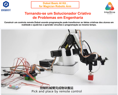 Dobot Basic AI Kit + Dobot AI Teaching Kit, for Magician Robotic Arm , Kit Básico de IA , Acessório Educacional , +8 anos