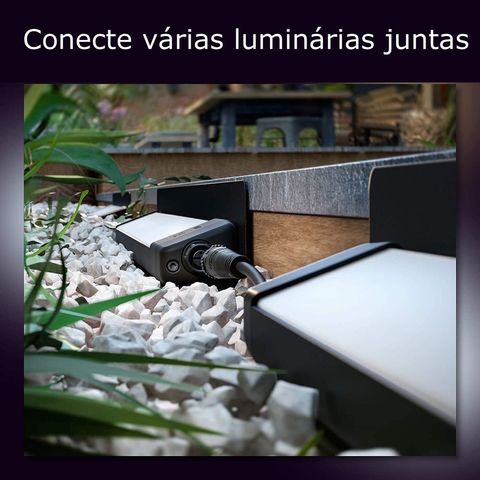 Imagem do Philips Hue Amarant l Outdoor Light Bar l LED Wall Floodlight l Luminária Inteligente Outdoor de Piso l Alto Fluxo Luminoso de até 2.800 lumen l LED Integrado l Com Fonte de Energia de 40W l Compatível com Alexa, Apple Homekit & Google Assistant l Requer Hue Bridge