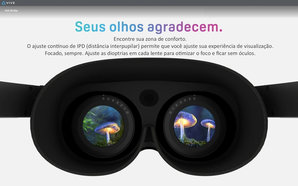 Imagem do HTC VIVE XR Elite VR System l Headset Standalone , Funciona com ou sem cabos e sem PC , Realidade Aumentada (AR) , Realidade Virtual (VR) 99HATS002-00