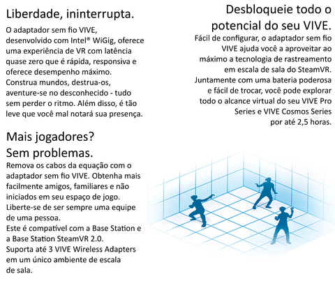 HTC VIVE Pro 2 Headset l Resolução 5K l Taxa de 120 Hz l Campo visão 120° l 99HASW001-00 - Loja do Jangão - InterBros