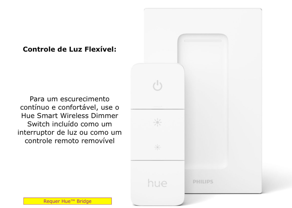 Imagem do Philips Hue White Ambiance Explore l Smart LED Pendant l Luminária Inteligente Pendente l Alto Fluxo Luminoso de até 2.400 lumen l Copas, Cozinhas, Sala de Jantar, Escritório, Cabeceira l Compatível com Alexa, Apple Homekit & Google Assistant l Requer Hue Bridge