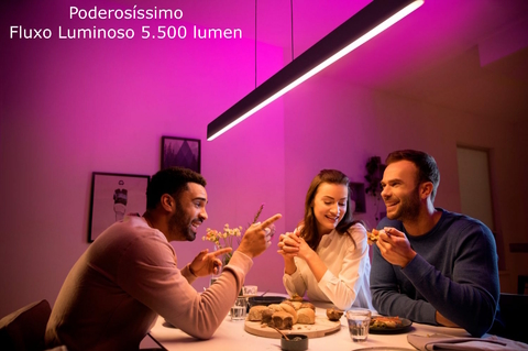 Philips Hue White & Color Ambiance Ensis Pendant Light , Luminária Pendente Inteligente , Bluetooth e WiFi - loja online