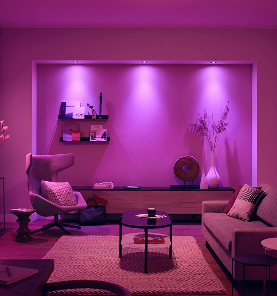 Philips Hue White and Color Ambiance Recessed Spotlight Bluetooth Centura | Nova Geração | Luminária Spot Direcional Dicróica de Teto | Adequada para Locais Úmidos | Compatível com a Alexa, Google Assistant, Apple HomeKit e Samsung SmartThings | Substituia suas luminárias antigas com a tecnologia LED inteligente - tienda online