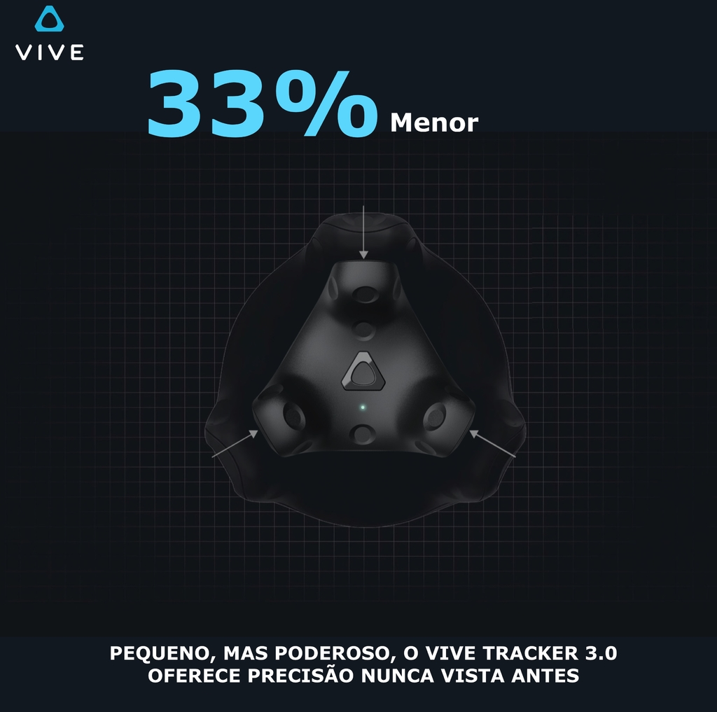 HTC VIVE Pro 2 Headset l Resolução 5K l Taxa de 120 Hz l Campo visão 120° l 99HASW001-00