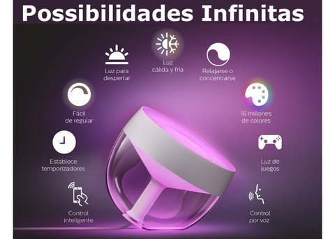 Image of Philips Hue Iris White l White and Color Ambiance l Bluetooth Table Lamp Smart Lighting l 2ª Geração l Extra Brilhante 570 lumen l Luminária de Mesa e Piso l Compatível com Alexa, Apple Homekit & Google Assistant | Funciona com Bluetooth e/ou com a Hue Bridge l Kit2