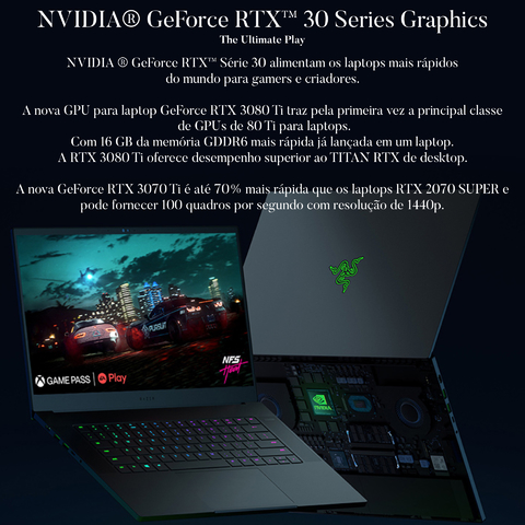 Image of Razer 15.6" Razer Blade 15 , 32GB RAM, 1TB 4.0 SSD , RZ09-0421PEF3-R3U1