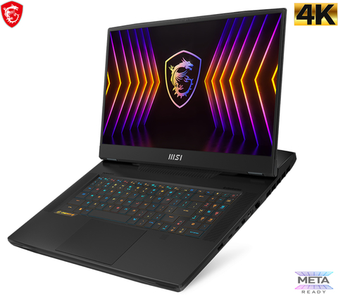 Imagen de MSI 17.3" GT77 Titan Gaming Laptop l 16 Cores CPU l Meta Universe Ready l Cooler Booster Titan l 1.5-5.0 GHz Intel Core i9-12900 HX (12th Gen) l 128 GB DDR5 RAM | 4 TB NVMe SSD Gen4x4 l 17.3" 4K 3840 x 2160 120 Hz Display l NVIDIA GeForce RTX 3080 Ti (16GB GDDR6) l Win11 Pro l Dominância Total l O Rei dos Reis l 12UHS-063