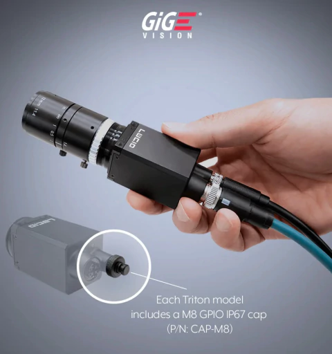 LUCID VISION LABS Triton 2.5GigE Camera HDR 5.4 MP Model with AltaView Tone Mapping TDR054S-CC - Loja do Jangão - InterBros