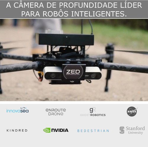 Nova Stereolabs ZED 2i Ai Stereo Depth Camera IP66 | Distância Focal das Lentes 4 mm | + Cabo de 10 mts | With Polarizer - comprar online