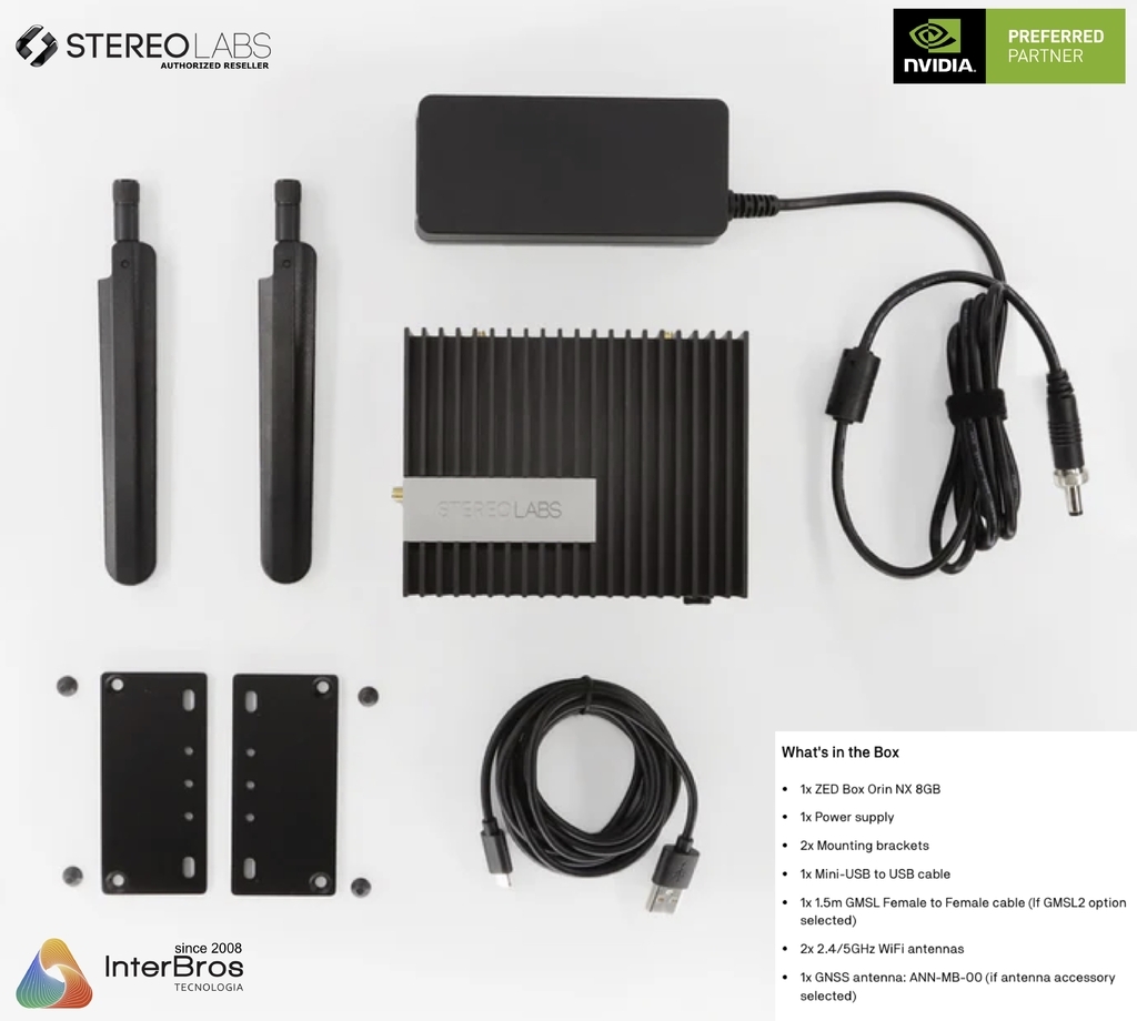 Imagen de Stereolabs ZED Box Orin NX 8GB , GMSL2 , 2TB , NO GPS