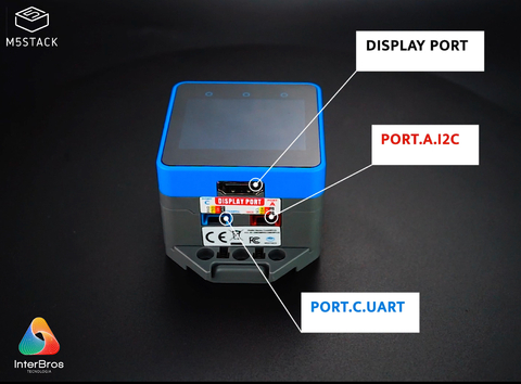 Imagem do M5STACK CoreMP135 com STM32MP135D , Linux Industrial Micro Host , Developer & Educational Kit K135