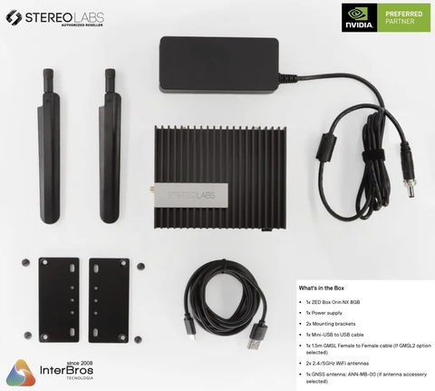 Image of Stereolabs ZED Box Orin NX 8GB , GMSL2 , 2TB , Com GPS , ZBX-311420