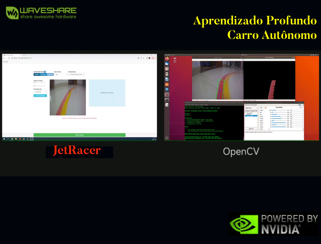 WaveShare JetRacer Professional Version ROS AI Kit A, Dual Controllers AI Robot, Lidar Mapping, Vision Processing , NVIDIA Jetson Nano Developer Kit (B01) , Deep Learning, Autonomous Driving - comprar online