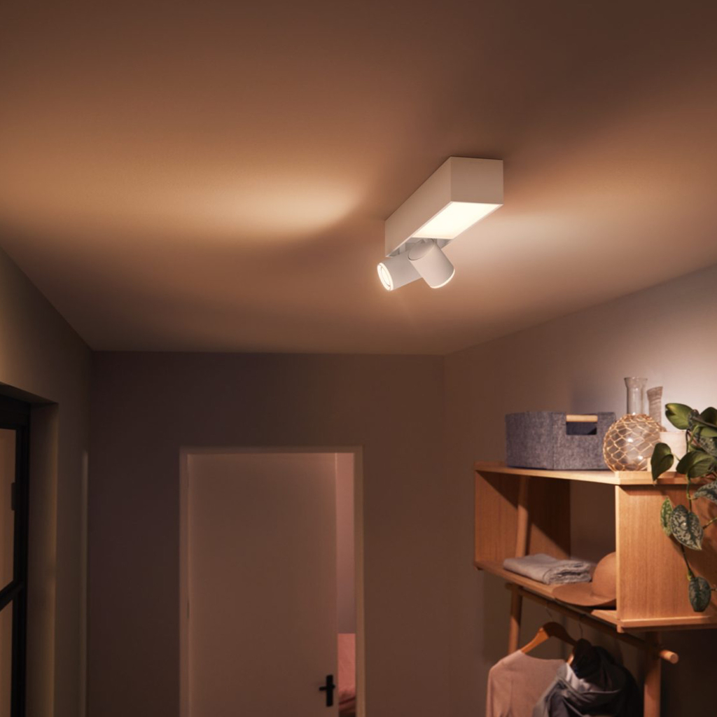 Philips Hue White & Color Ambiance Centris l Smart 2-Spots Ceiling Bar l Luminária de Teto l Ajuste cada Luz Individualmente l Poderoso Fluxo Luminoso 1.560 lumen l Compatível com Alexa, Apple Homekit & Google Assistant | Funciona com Bluetooth e/ou com a Hue Bridge - online store