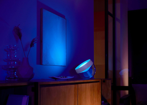 Philips Hue Iris l Limited Edition Gold l White and Color Ambiance l Bluetooth Table Lamp Smart Lighting l 2ª Geração l Luminária de Mesa e Piso l Compatível com Alexa, Apple Homekit & Google Assistant | Funciona com Bluetooth e/ou com a Hue Bridge l Kit2