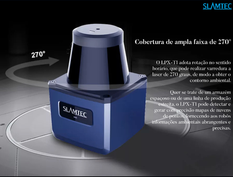 Imagem do Slamtec RPLIDAR LPX-T1M4 TOF LiDAR , 40 Meters Distance Module , Indoor & Outdoor