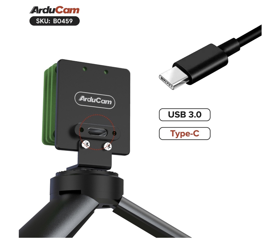 Arducam 12MP IMX477P USB 3.0 Camera with M12 Fixed Focus Lens , Nvidia Jetson , B0459 , B0459C - comprar online