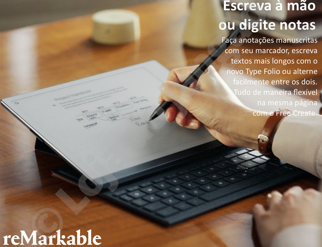 Imagem do Remarkable TYPE FOLIO , Teclado com Book Folio Integrado