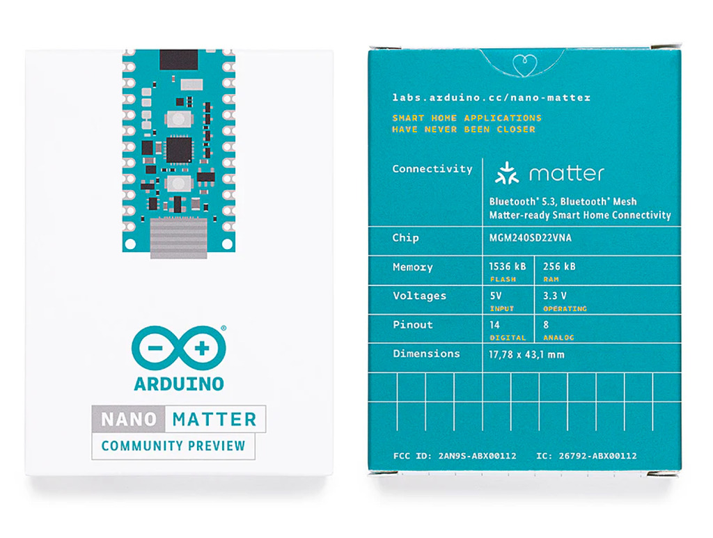 ARDUINO NANO MATTER , ABX00112 - comprar online