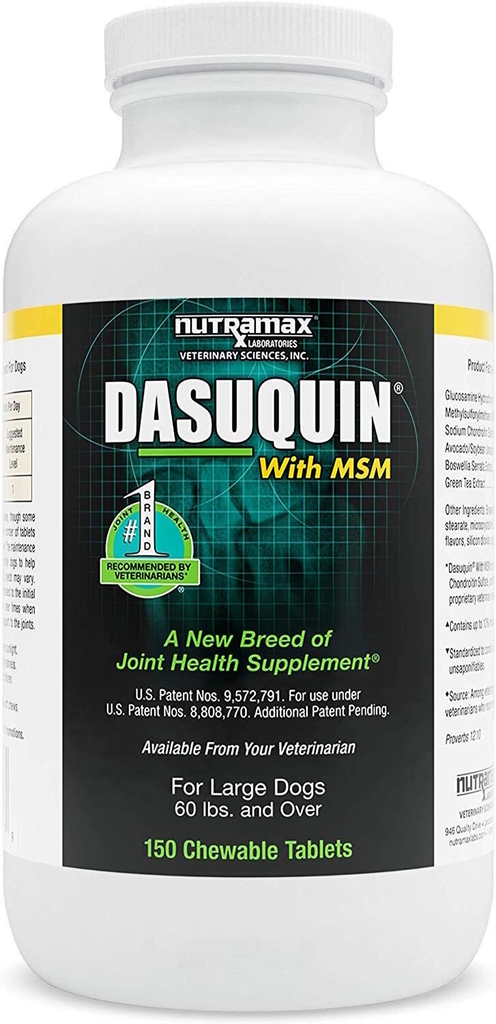 Dasuquin MSM 150 Tabletes Mastigáveis Cães + 27kgs