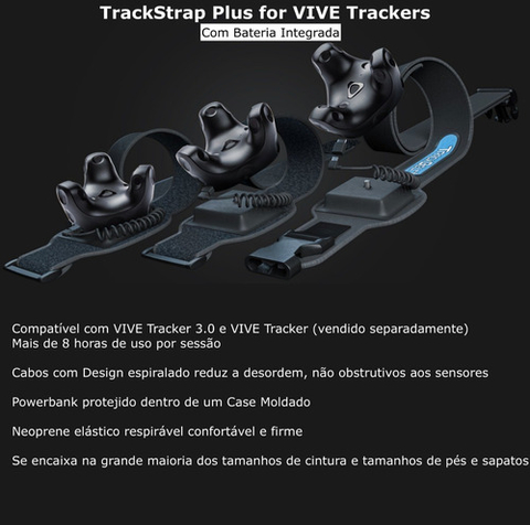 Cintas Rebuff Plus com Bateria Integrada para HTC VIVE Trackers até mais 8 Horas - comprar online