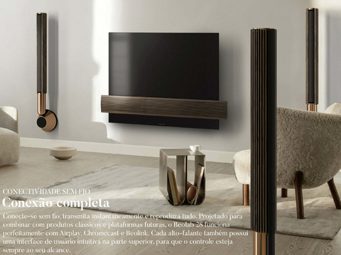 Bang & Olufsen Beolab 28 l Light Oak l Wireless Stereo Speakers for Home Cinema l Som Estéreo de Grau de Estúdio l Aparências Elegantes l Grave Poderoso l 1.250 Watts l Wi-Fi & Bluetooth l Chromecast & Google Assistant Integrados l Compatível com Apple 2 & Spotify Connect l Recomendado para áreas de 15m² até 50m² - comprar online