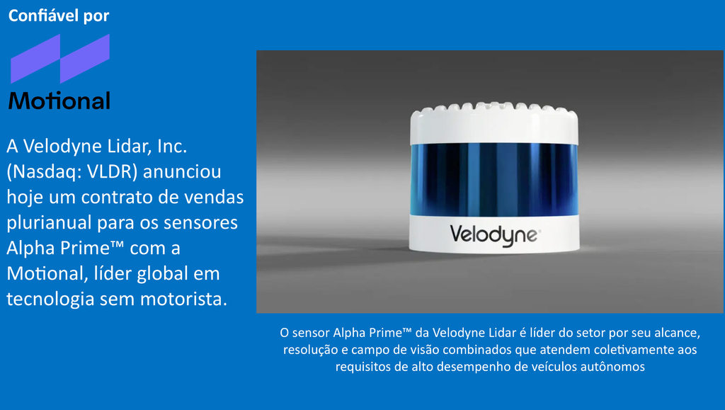 Velodyne Lidar Alpha Prime - comprar online