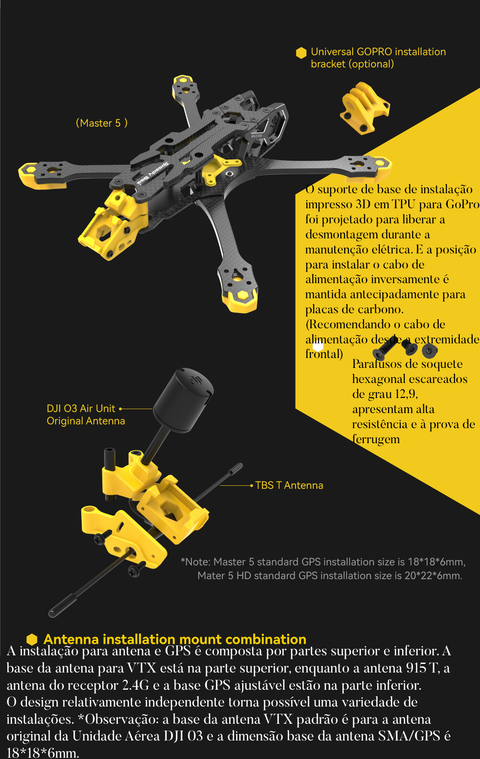 SpeedyBee Master 5" HD Frame Plataforma de Drone on internet