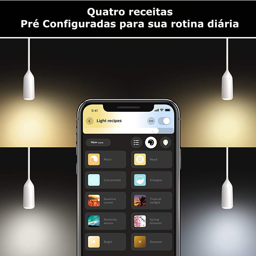 Philips Hue White Ambiance Devote l Smart LED Pendant l Luminária Pendente Inteligente l Copas, Cozinhas e Cabeceira l Compatível com Alexa, Apple Homekit & Google Assistant l Funciona com Bluetooth e/ou com a Hue Bridge