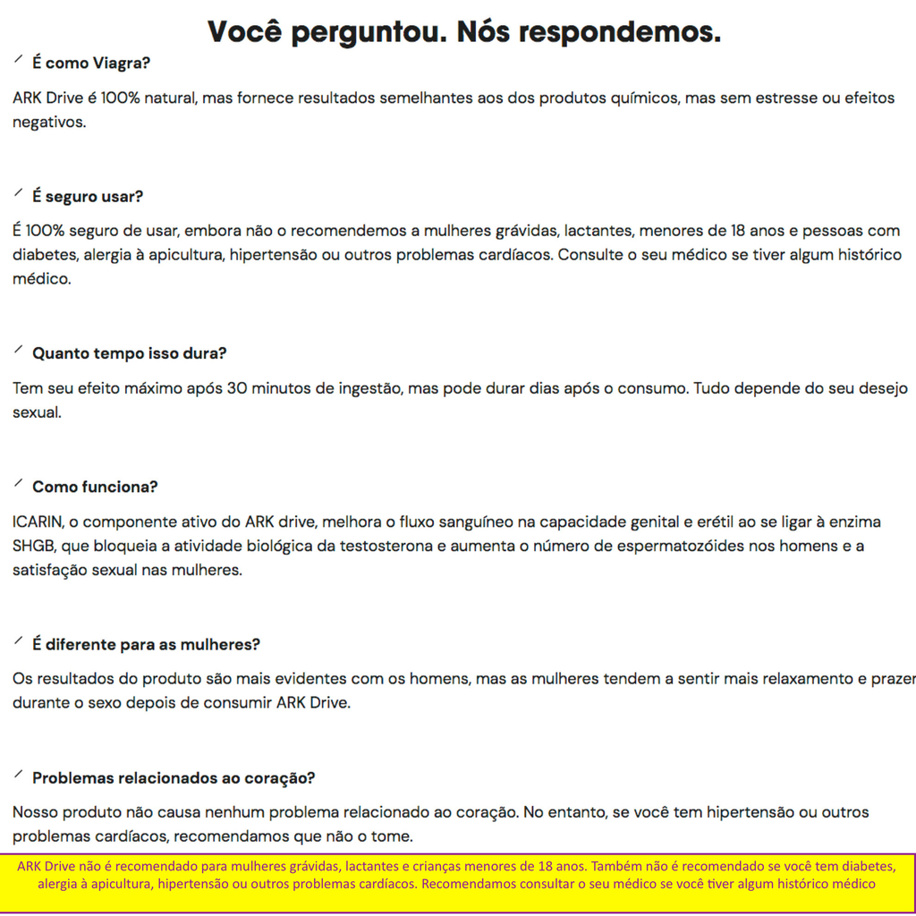 ARK Drive l ARK of Sweden l Feito na Suécia l Suplemento Dietético Vegano l 100% Natural l Impulsionador de Libido l Aumenta o desejo sexual, estimula a ereção e revitaliza o corpo l Homens e Mulheres - tienda online