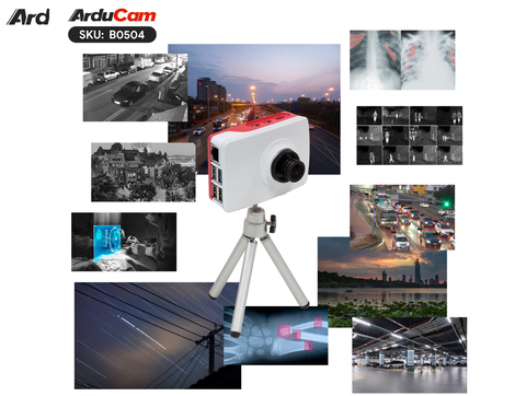 Imagem do Arducam Pivistation 5 Darksee, 8.3MP Sony STARVIS 2 IMX678 Ultra Low Light All-in-one Raspberry Pi 5 Camera Kit , B0504