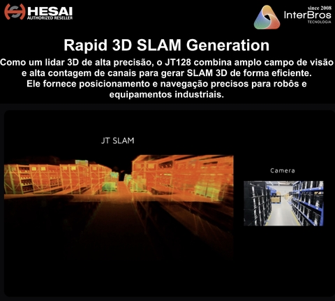 Hesai Tech LiDAR JT128 na internet