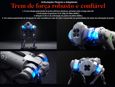 UNITREE GO 1 , Robot Dog , High-Performance Quadruped Robot , O primeiro robô quadrúpede biônico doméstico de companhia do mundo - comprar online