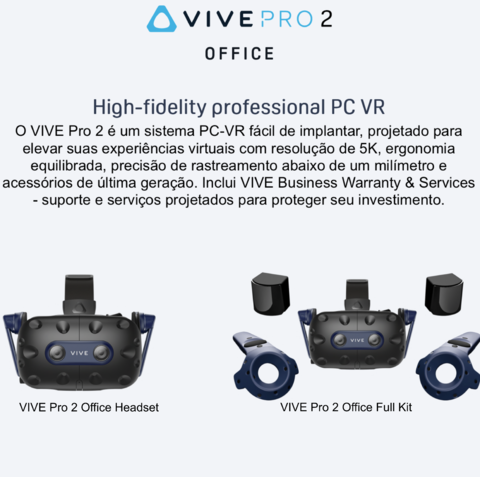 HTC VIVE Pro Eye Enterprise VR System l Eye Tracking l 99HARJ000-00 - loja online