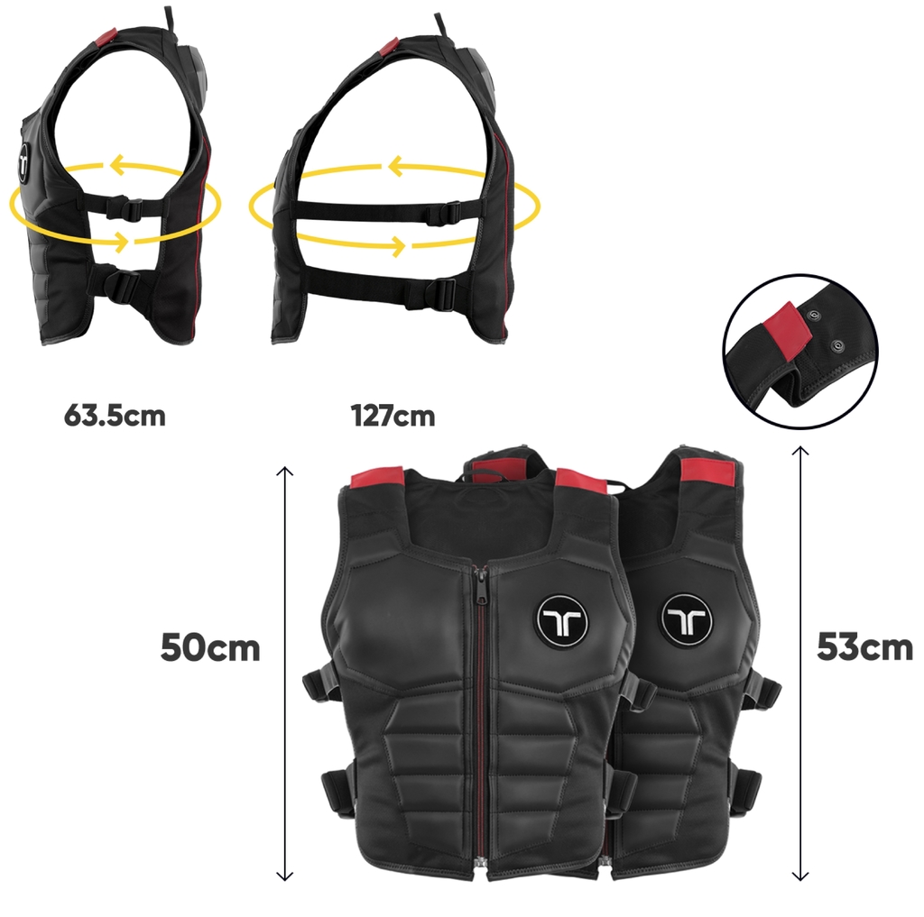 bHaptics Tactsuit l Wearable Haptic Vest , Colete Háptico , Trajes Hápticos de Corpo Inteiro , Compatível com VR PC PS4/5 XBOX