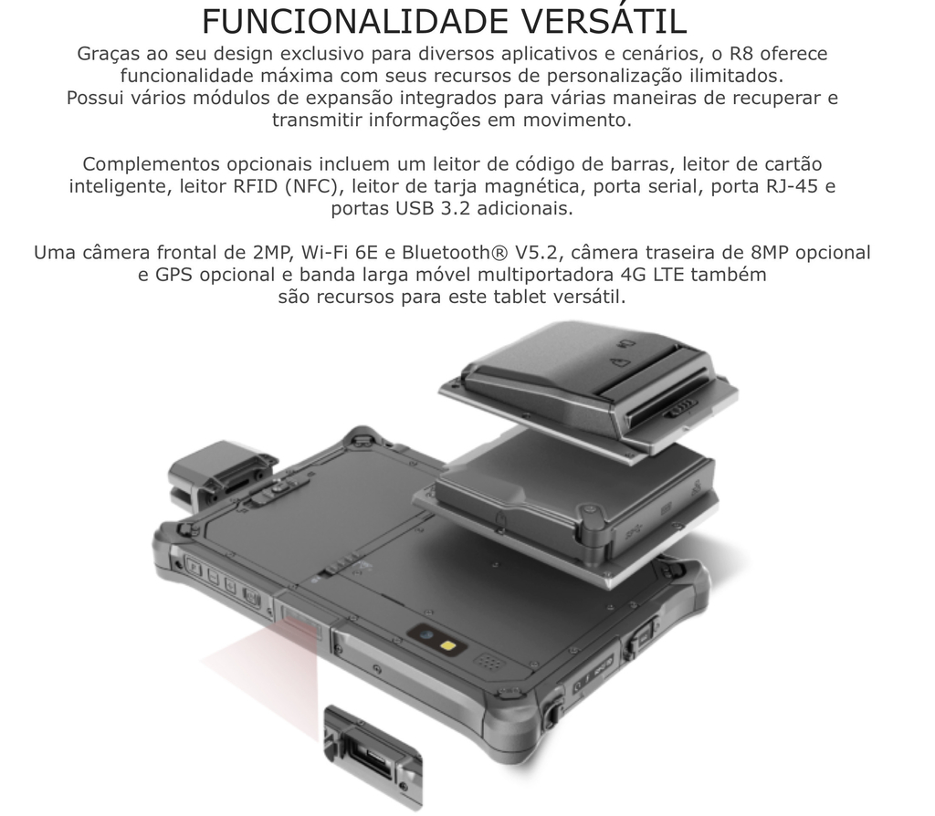 Durabook l R11 Rugged Tablet l Tablete Industrial Robusto l Elegante e Compacto l 1.6” FHD (1920 x 1080) LCD l Até 1.000 nits l Personalizável l Projetado para os ambientes mais severos l Peça um orçamento en internet