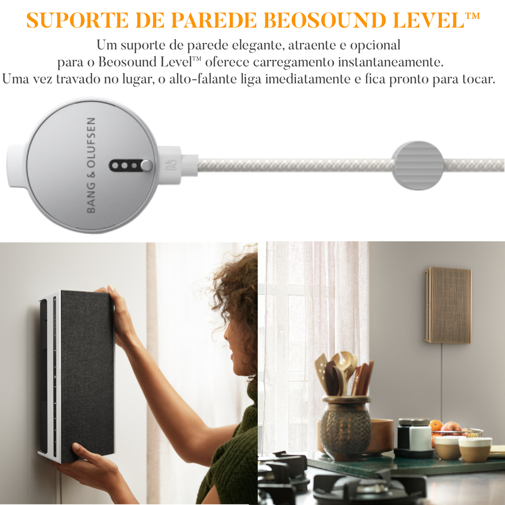 Bang & Olufsen Beosound Level , Cor Dark Grey , Portable & Smart 360º Speaker , Multi-Room Speaker , Inteligente l Poderoso Portátil de 105W l Bluetooth & Wi-Fi l 16 horas de Bateria , Chromecast & Google Assistant Integrados . Compatível com Apple 2 & Spotify Connect, Recomendado para áreas de 10m² até 50m² on internet