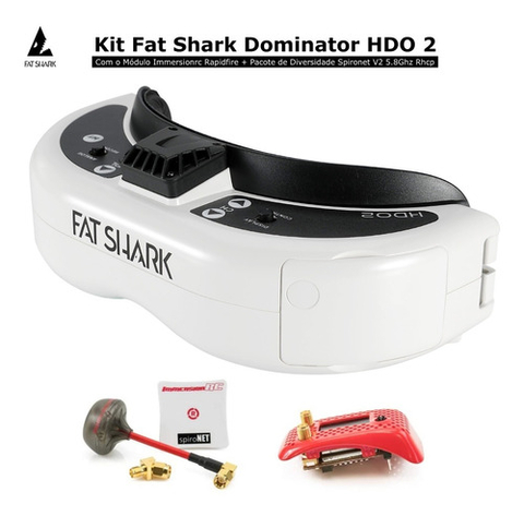 Fat Shark Goggles Dominator HDO2 Bundle Drone & UAVs - Loja do Jangão - InterBros