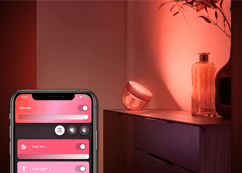 Philips Hue Iris l Limited Edition Cooper l White and Color Ambiance l Bluetooth Table Lamp Smart Lighting l 2ª Geração l Luminária de Mesa e Piso l Compatível com Alexa, Apple Homekit & Google Assistant | Funciona com Bluetooth e/ou com a Hue Bridge l Kit2 - comprar online