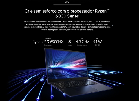 ASUS 17.3" Zenbook Pro 17 Laptop l 3.2 GHz AMD Ryzen 7 6800H 8-Core l 8GB LPDDR5 RAM | 512GB PCIe 3.0 SSD l 17.3" 1920 x 1080 IPS Pantone Validated 60 Hz Display l Integrated AMD Radeon R7 Graphics l UM6702RA-DB71 - tienda online