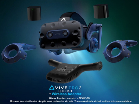 HTC VIVE VR Pro 2 Full Kit + HTC VIVE Wireless Adapter Full - comprar online