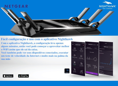 Netgear Nighthawk R8000P X6S Wifi Tri-Band Multi Player Gamer 325m² on internet