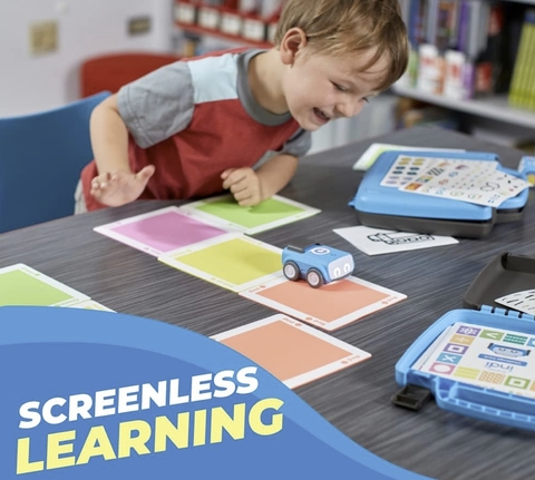 Sphero Indi Student Kit: Robô de aprendizagem STEAM sem tela para a escola Envolva alunos a partir de 4 anos Apresente os fundamentos da ciência da computação Projete e crie labirintos Aprenda conceitos de codificação - Loja do Jangão - InterBros