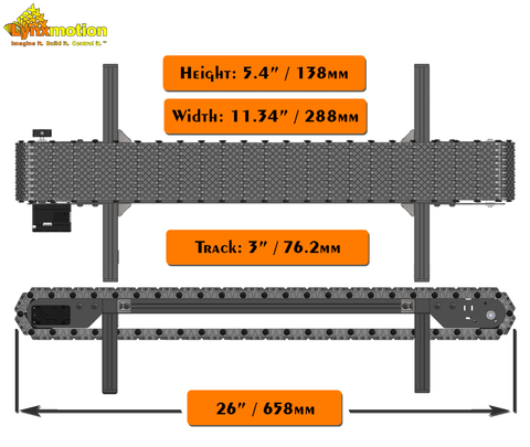 Imagem do Lynxmotion SES-V2 Conveyor HD Kit , Esteira Transportadora